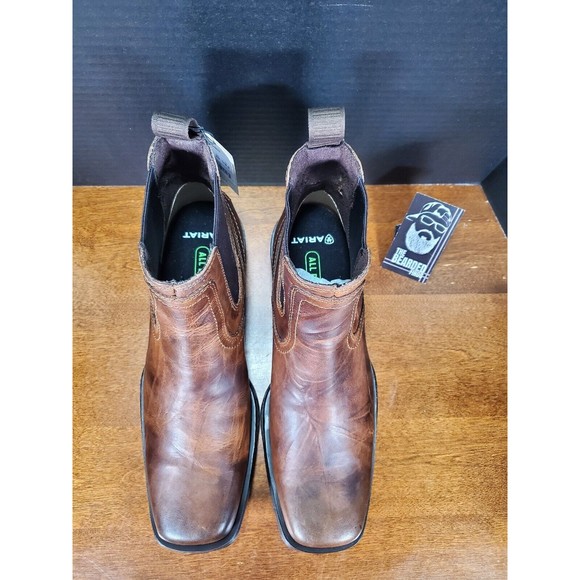 Ariat Mens Midtown Rambler Barn Brown Square Toe 6\